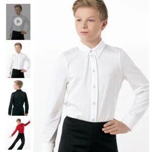 Weissman 10760 - Collar Button Down Shirt in White (IC)